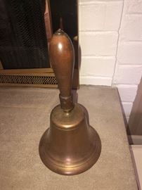 What the world needs is MORE COWBELLS!!  Actually this is a huge school bell but you can summon your servants well with this puppy, lol.   Or your kids.