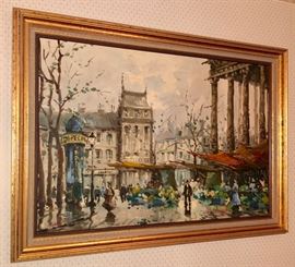 This is an original painting by Ferro.  