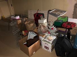 Miscellaneous items in lower level