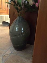 large hand thrown pottery vase