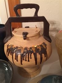 Large hand thrown pottery