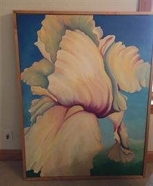 Large flower painting