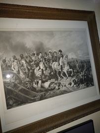 Napoleon battle etching Austerwich.