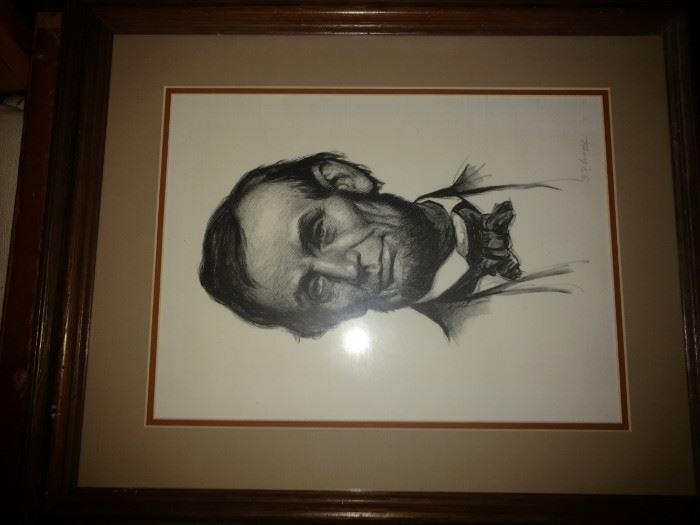 Litho Abe Lincoln