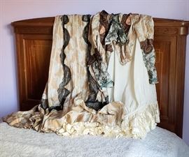 Antique Handmade Silk Ladies Dress