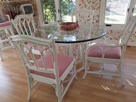 Rattan Table & Chairs
