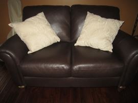 BROWN LOVESEAT