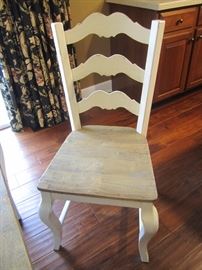 3 CHAIRS AND A BENCH