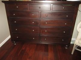 DRESSER FROM RESTORATION HARDWARE AND MATCHING MIRROR