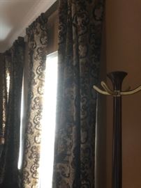CUSTOM DRAPERY 2 PAIR