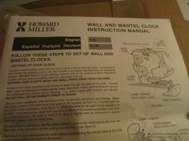 DETAIL OF HOWARD MILLER WALL CLOCK