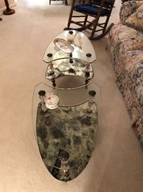 Hollywood Regency coffee table. 3 piece 