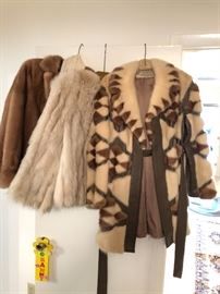 Vintage fur coats. 