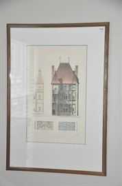 Another great French architectural print available! 