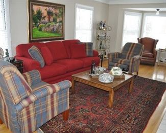 Warm and inviting living/family room area!