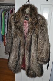 Vintage Beaver fur coat from Chudiks of Birmingham, size medium available 