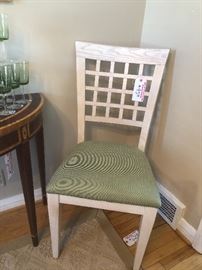 Set of 4 dining chairs available