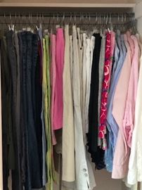 Just a sample of the women’s clothing available from makers such as Ralph Lauren, Lily Pulitzer, and Cabi. Sizes 8-14