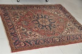 Antique Persian area rug, 46” x 54”