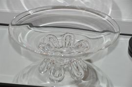 Beautiful vintage Steuben  Coronet 13” inch bowl. In wonderful condition. 