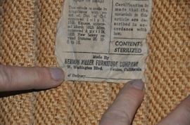 Original Herman Miller label!