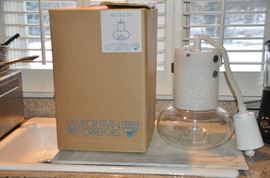 Rare, stunning mid century Orrefors bubble glass Pendant Light (NEW), made in Sweden