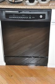 Black GE Dishwasher, model #GSD4000N20BB, 34.5"h x 24"w