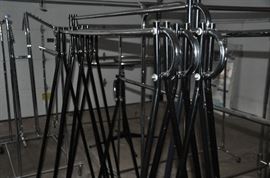Over a dozen stationary and folding garment racks to choose from!