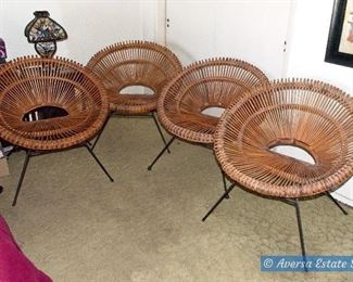 Janine Abraham style Rattan Chair