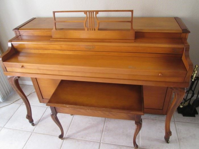 Piano & Bench by Lester, Philadelphia, USA