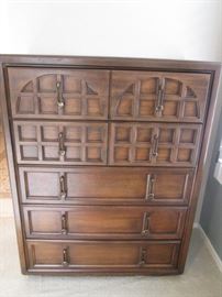 5-Drawer Chest, Mediterranean Style, Size 36" X 19"