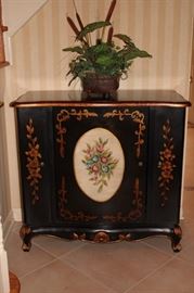 Stenciled Cabinet and Decorative 