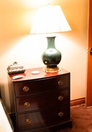 Ralph Lauren bedside cabinet three drawer ralph lauren and lamp