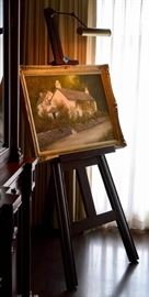 Easel for large painting