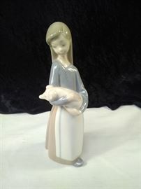 Lladro girl with pig https://ctbids.com/#!/description/share/110010