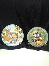 Bradford Exchange plates. Mickey Mouse, friendship makes you warm all over . Winnie the Pooh                  https://ctbids.com/#!/description/share/110021