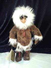 Eskimo porcelain doll, Georgetown collection https://ctbids.com/#!/description/share/110042