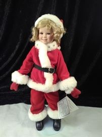 Shirley Temple Santa doll, the Danbury Mint https://ctbids.com/#!/description/share/110044