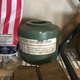 This is fake. It's made of pvc and was used for training purposes.