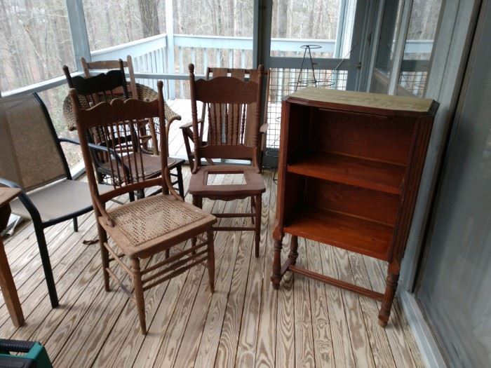Great assortment of chairs and DIY pieces.   