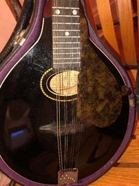 Gibson style A mandolin Number 34099, in really lovely condition, but missing the metal Gibson plate on front bottom.