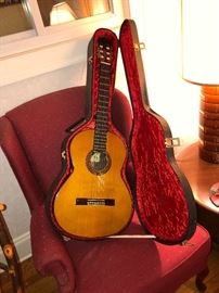 M. G. Contreras signed on label 1971 acoustic guitar