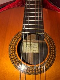 Actual signed label M. G. Contreras 1971