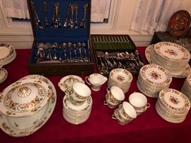 Set of Noritake Dresdena china