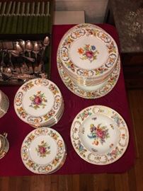 more of the Noritake Dresdena china set
