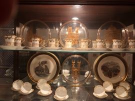 Plates with cathedrals are Orrefors