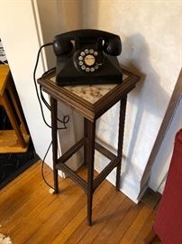 antique telephone