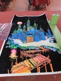 Original Magic Castle Black Light Poster
