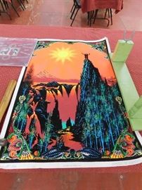 Original Garden of Eden Black Light Poster 