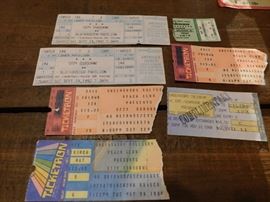 Ozzy Osbourne Concert Stubs